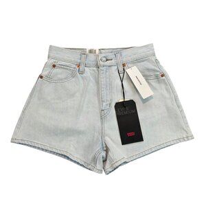 Levi's x Urban‎ Outfitters Premium Denim Jean Shorts High Waisted Wide Leg Short